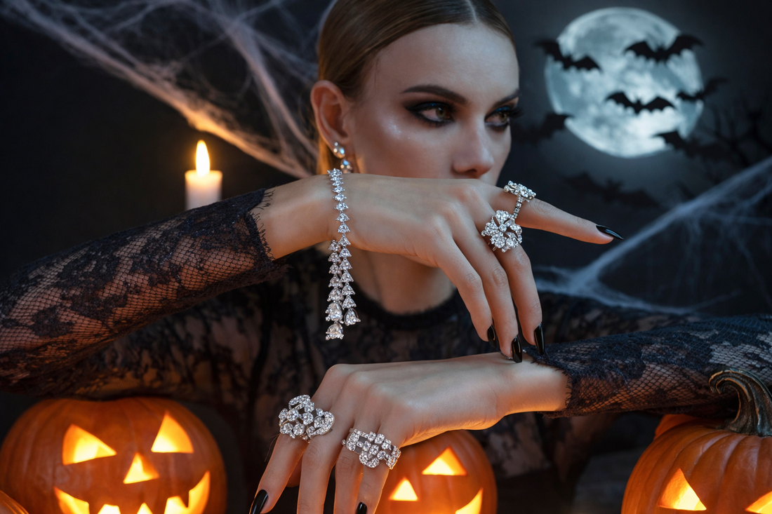 Diamond Jewelry That Shines Even on Halloween | From Vampires to Queens