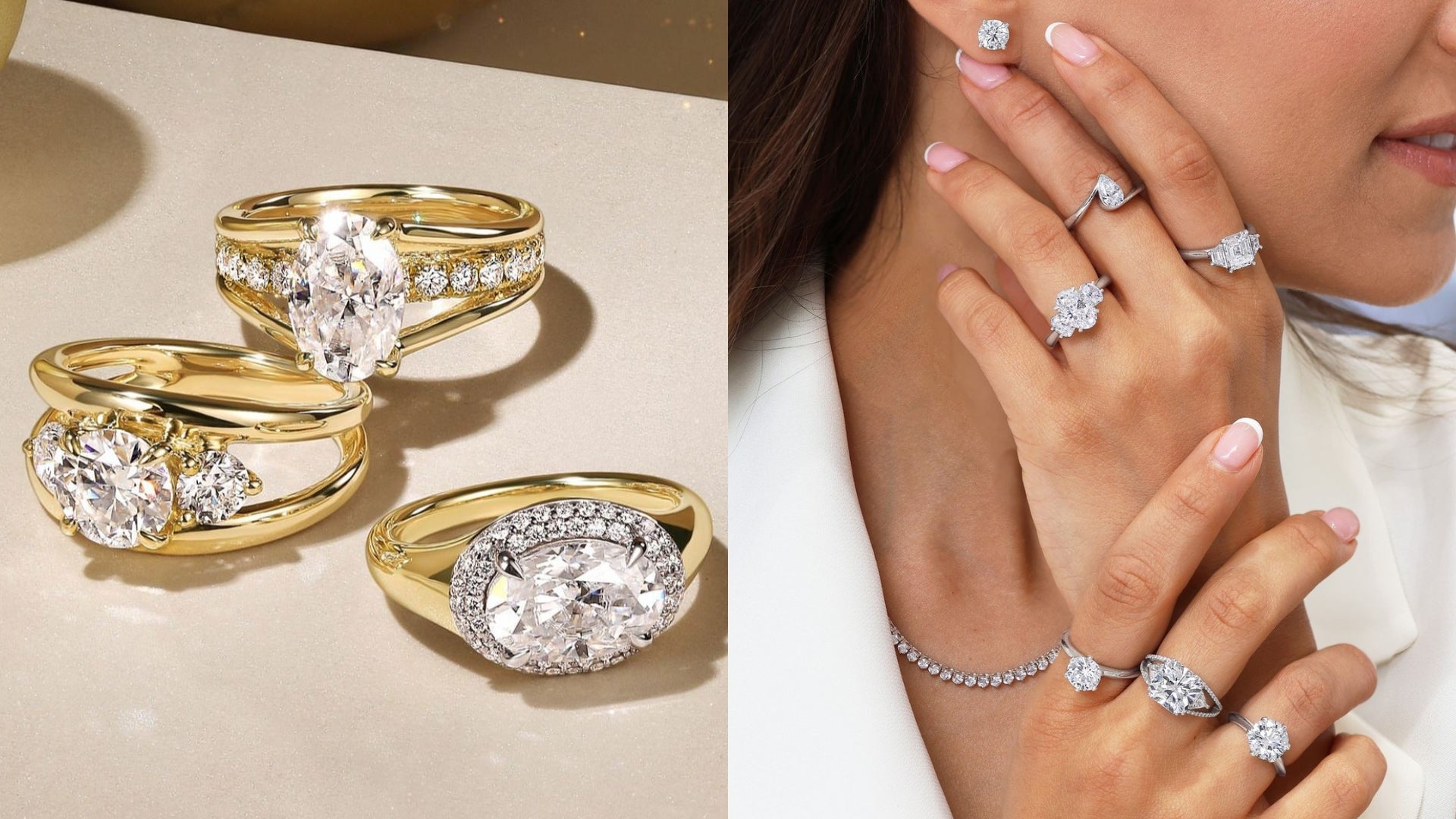 All Moissanite Diamonds Rings - Engagement Rings