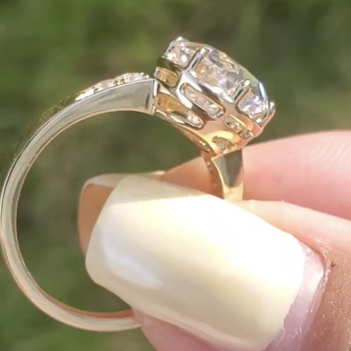 Old Mine Pear Cut Engagement Ring Pear Vintage Lab Grown Diamond Ring  Gold Wedding Ring Teardrop Ring Anniversary Rings For Women