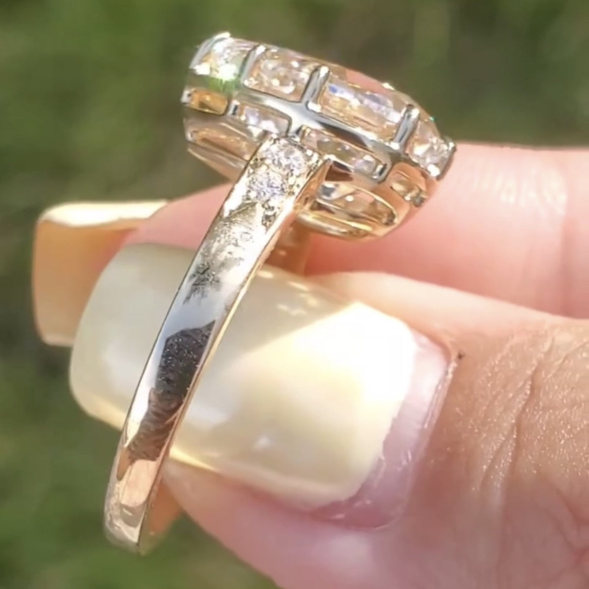 Old Mine Pear Cut Engagement Ring Pear Vintage Lab Grown Diamond Ring  Gold Wedding Ring Teardrop Ring Anniversary Rings For Women
