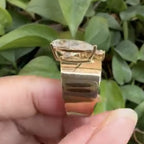 4.00 CT Open Gap Pear Cut Moissanite Engagement Ring Solid Gold Wedding Ring Antique Cocktail Ring Unique Ring Anniversary Rings For Women