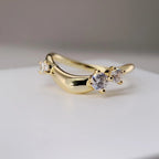 Oval Lab Diamond Engagement Ring Set  Lab Grown Wedding Ring Set  Anniversary Ring Set For Women