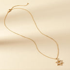 1.53 CT Solid Gold Star of David Necklace Lab Grown Diamond Pendant