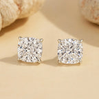 2.00 TCW Cushion Cut Lab Grown Stud Earring Classic Dailywear Jewellery