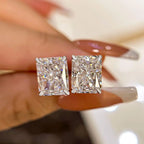 4.00 TCW Radiant Cut Moissanite Diamond Stud Earring Classic Daily wear Jewellery
