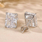 4.00 TCW Radiant Cut Moissanite Diamond Stud Earring Classic Daily wear Jewellery