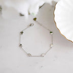 Heart Charm Bracelet, Minimalist Everyday Jewelry Gift for Her, Anniversary Birthday Valentine Present