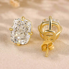 3.00 TCW Elongated Cushion Cut Moissanite Diamond Stud Earring Modern Everyday Elegance