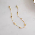 Heart Charm Bracelet, Minimalist Everyday Jewelry Gift for Her, Anniversary Birthday Valentine Present