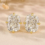 3.00 TCW Elongated Cushion Cut Moissanite Diamond Stud Earring Modern Everyday Elegance