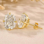 3.00 TCW Elongated Cushion Cut Moissanite Diamond Stud Earring Modern Everyday Elegance