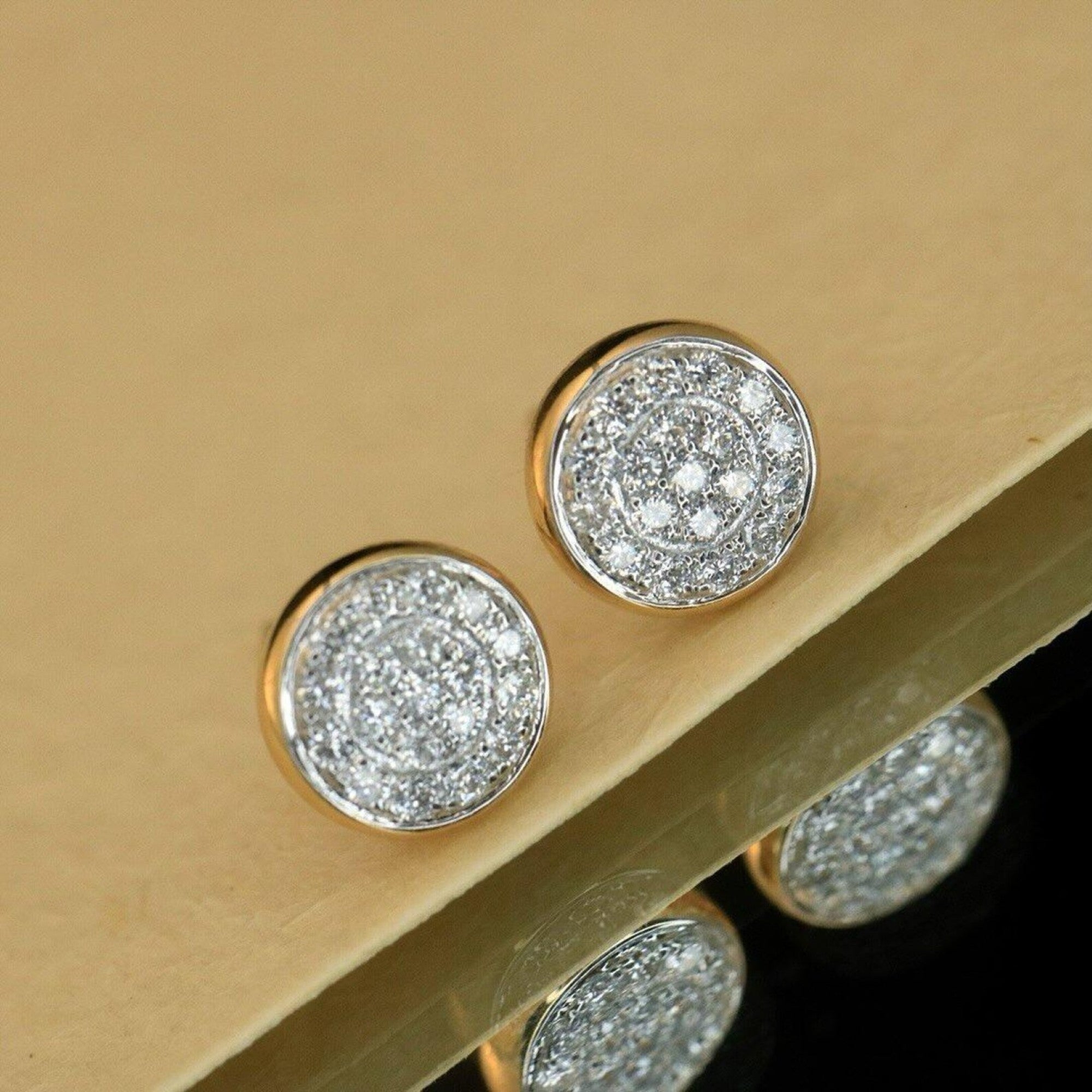 1.32 TCW Round Cut Moissanite Diamond Stud Earring Minimalist Morden Jewellery