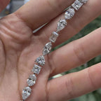 Multi Stone Lab Grown Diamond Tennis Bracelet, Cocktail Diamond Modern Luxury Bracelet