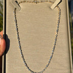 15.25 CT Luxury Lab Diamond Tennis Necklace Gold, Mixed Cut Statement Necklace, Bridal Jewelry, Anniversary Gift For Women