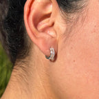 0.80 TCW Emerald Cut Lab Grown Earring Gift For Her
