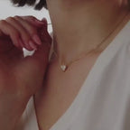 1.50 CT Heart Cut Lab Grown Diamond Necklace, Gold Solitaire Pendant Jewelry