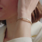 3.00 TCW Baguette Moissanite Diamond Bangle Bracelet: Modern Eternity