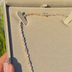 15.25 CT Luxury Lab Diamond Tennis Necklace Gold, Mixed Cut Statement Necklace, Bridal Jewelry, Anniversary Gift For Women
